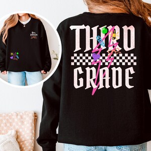 Custom Third Grade Teacher Sweatshirt: Back to School Gift