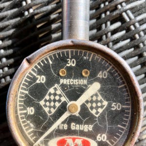 Vintage Precision Meiser Tire Gauge M Accu-Gage