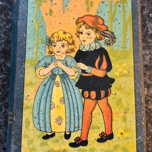 Boîte ancienne vintage - Tirelire (Babes in the Wood)