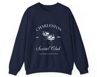 Zuiderse charme geïnspireerd sweatshirt met ronde hals - Unisex sweater, gezellige sweater, Bravo tv-fan sweater