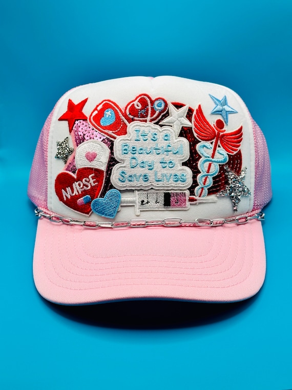 Custom Nurse Trucker Hat - Etsy display picture 1