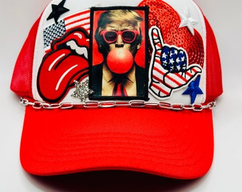 Cappello da camionista Trump personalizzato