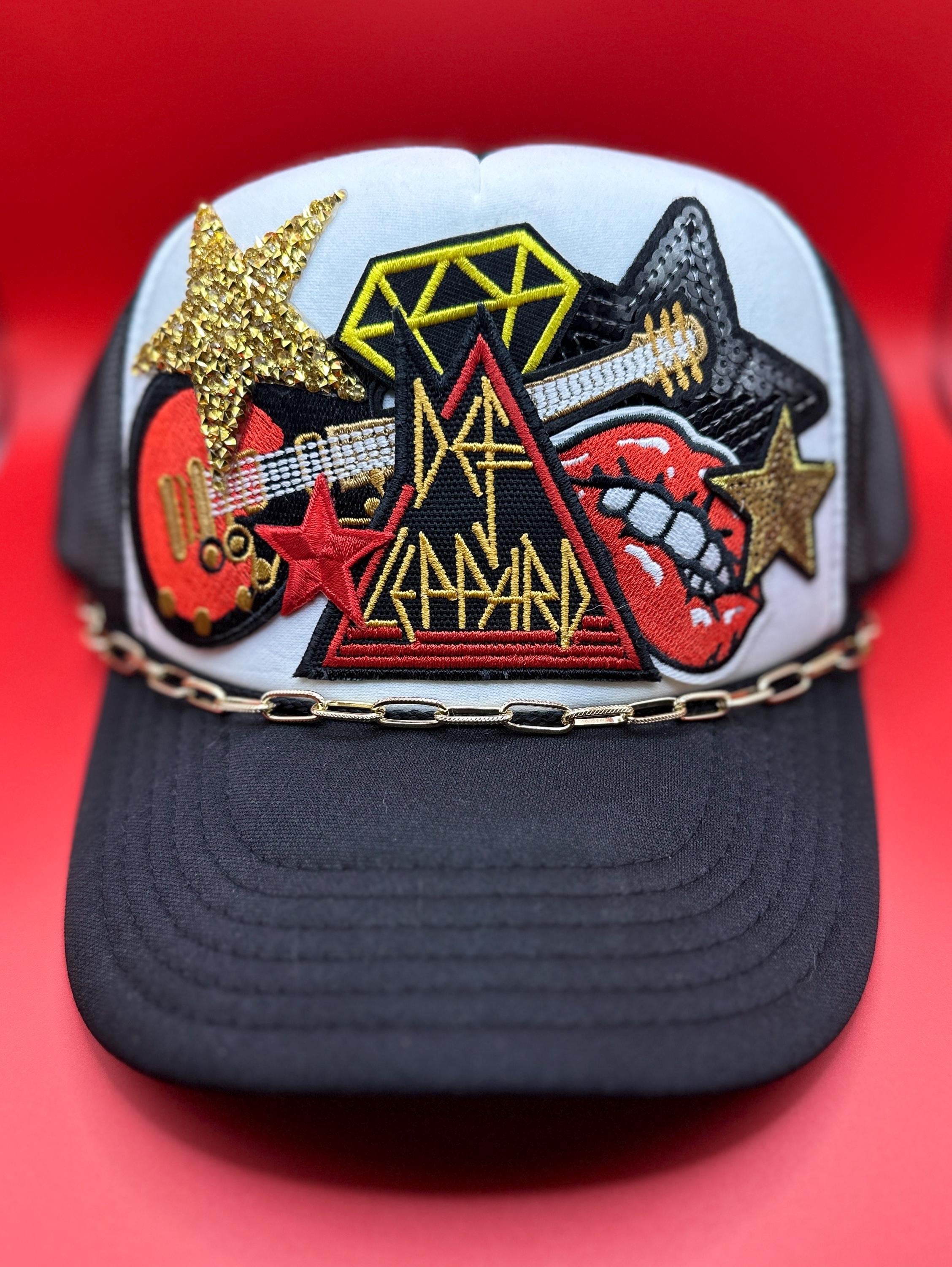 デフレパード def leppard キャップ Def Leppard Trucker Hat - Etsy