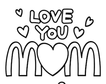 Mother's Day Coloring Pages for Kids