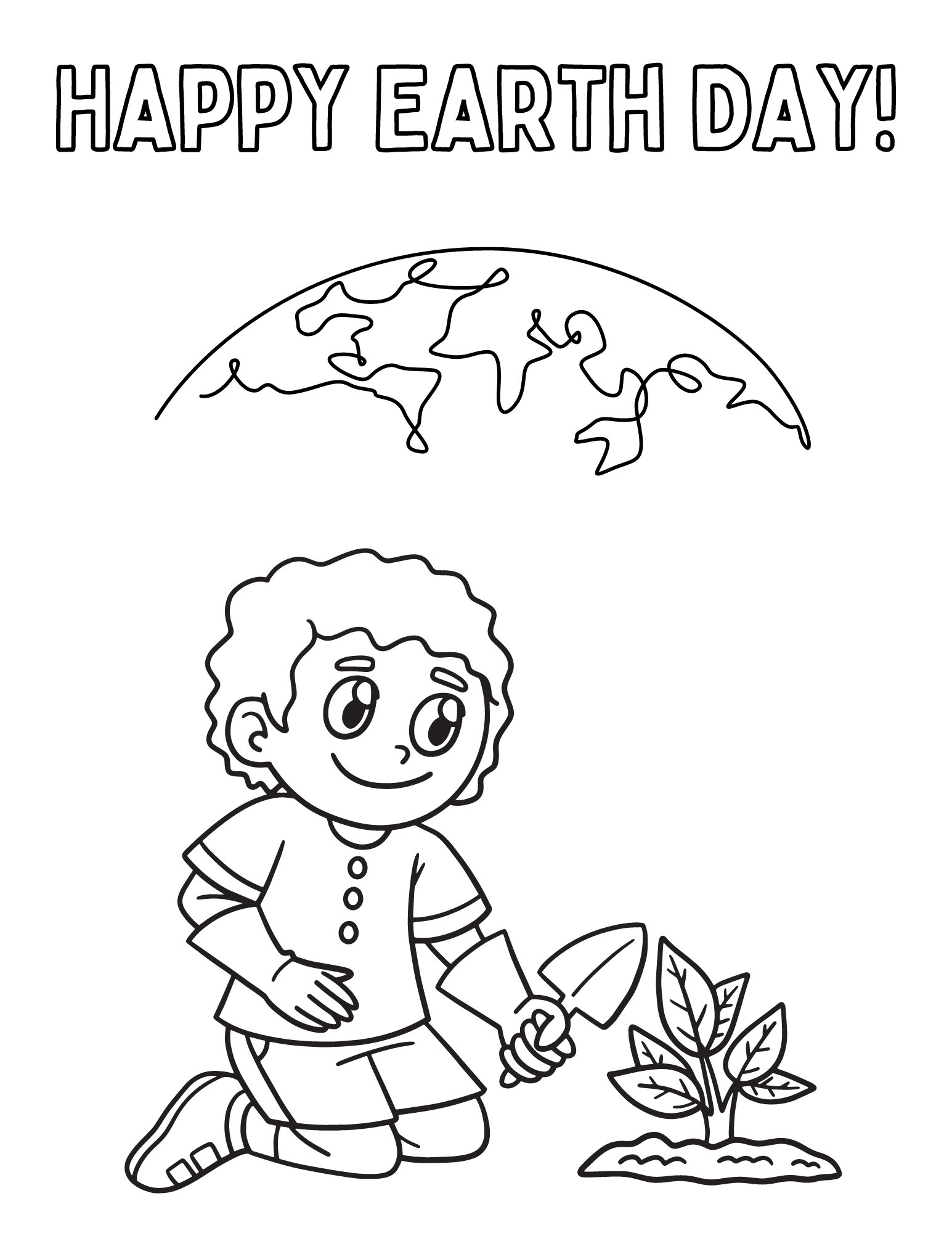 Earth Day Coloring Pages! - Etsy