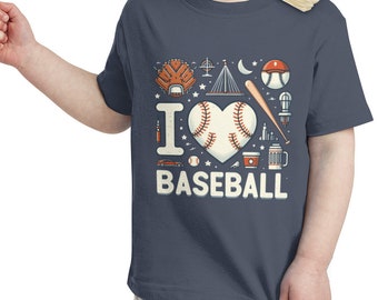 Camisa del día del juego, camisa de béisbol para niños, camiseta para niños pequeños, camisa natural, camisa para niños, mamá TBall, camisa linda para niños, camiseta de jersey fino para niños pequeños