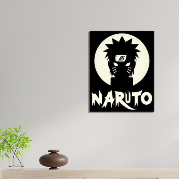 Naruto Wall Art | Naruto Poster | Vertical Stretched Canvas