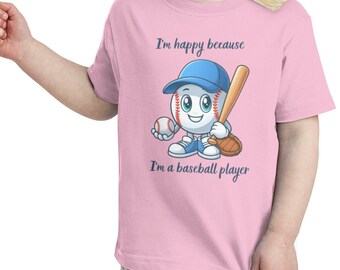 Chemise le jour du match, chemise de baseball pour enfant, t-shirt pour tout-petit, chemise naturelle, chemise pour enfant, maman TBall, jolie chemise pour enfant, t-shirt en jersey fin pour tout-petit