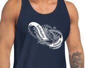 Leftist Tank: Solidarity Forever Banner with Birds and Flourishing | Unisex Retro Socialist Anti-Capitalist Pro-Labor Communist Gift