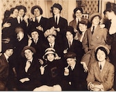 Drag Kings #1 Small Print, Postcard 4x6": Vintage Ladies in Drag 1920s LGBTQ+ Gender Crossdressing Women Female Drag Trans Flat Card  Gift