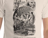 New York T-Shirt: Secrets of the Great City | Victorian Dangers of New York, NYC Murder, Gambling, Drinking, Crime Unisex, New York Gift