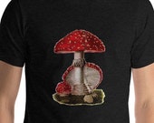 Mushroom T-Shirt: Fly Agaric | Amanita muscaria Psychoactive Shrooms, Hallucinogenic Toadstool,  Psychedelic Gift, Retro Unisex Shirt