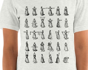 Gym T-Shirt, Calisthenic Exercises | Victorian Physical Culture Unisex Shirt, Workout, Health, Exercise, Personal Trainer Gift