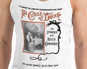 Alcohol Tank: The Curse of Drink | Edwardian Temperance, Prohibition, Booze, Drinking, Bar Unisex Top, Bartender Gift