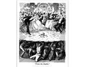 Workers Poster: From The Depths | Reproduction of Vintage J.A. Mitchell Classic Socialist Poster, Leftist Anti-Capitalist Wall Art Unframed