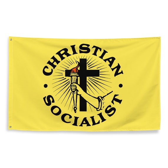 Christian Socialist Flag 3x5 Foot Religious Leftist - Etsy