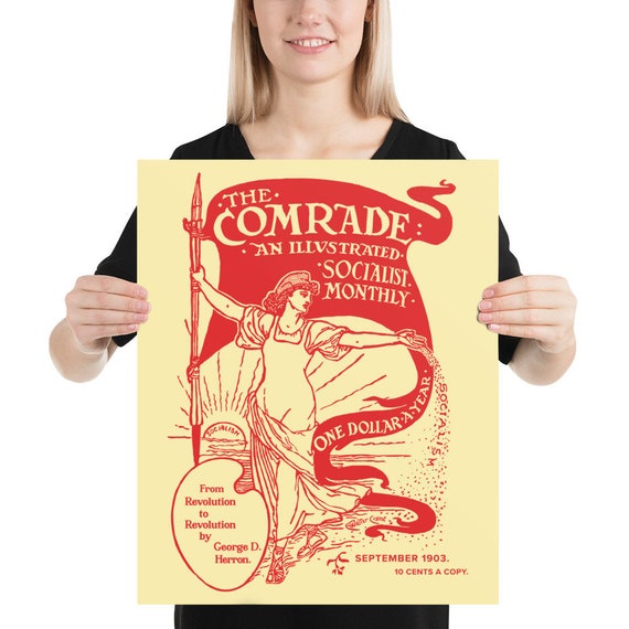 Leftist Poster: the Comrade, 1903 Socialist Magazine Cover Walter