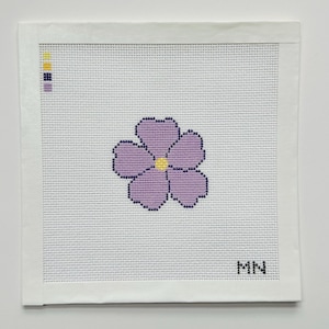 Violet Mini Needlepoint Canvas