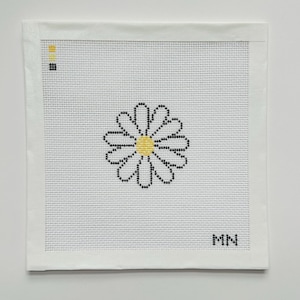 Daisy Mini Needlepoint Canvas