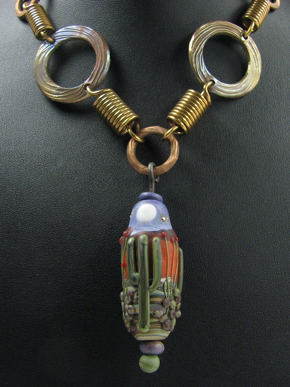 Items similar to Sonoran Desert Necklace on Etsy