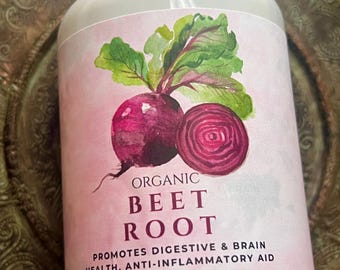 100% Organic Beet Root Capsules | New Zealand Sourced | 120 Capsules
