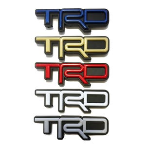 Grille Badge Emblem for TOY enthusiasts fits Tacoma, 4Runner, Tundra, Sequoia, Rav4, Highlander & Lexus