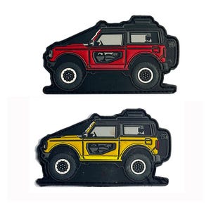 3D PVC Hook and Loop Patches – Bronco Style