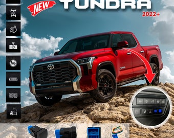 Interruptor pulsador cúbico compatible con Toyota Tundra, Sequoia 2022 en adelante, Tacoma 2025, Land Cruiser 2025, 4Runner 2025