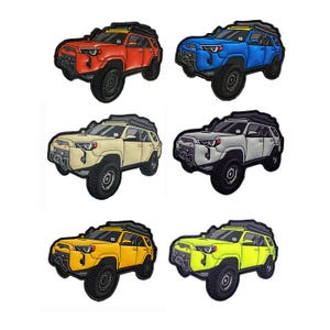 3D PVC Hook and Loop Patches – 4Runner 5th Gen Style for Toyota Enthusiasts