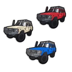 3D PVC Hook and Loop Patches – Land Cruiser 60 Series Style for Toyota Enthusiasts