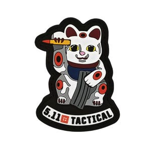 3D PVC Hook and Loop Patches – Tactical Lucky Cat Style