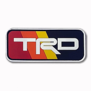 3D PVC Hook and Loop Patches – TRD Emblem Style for Toyota Enthusiasts