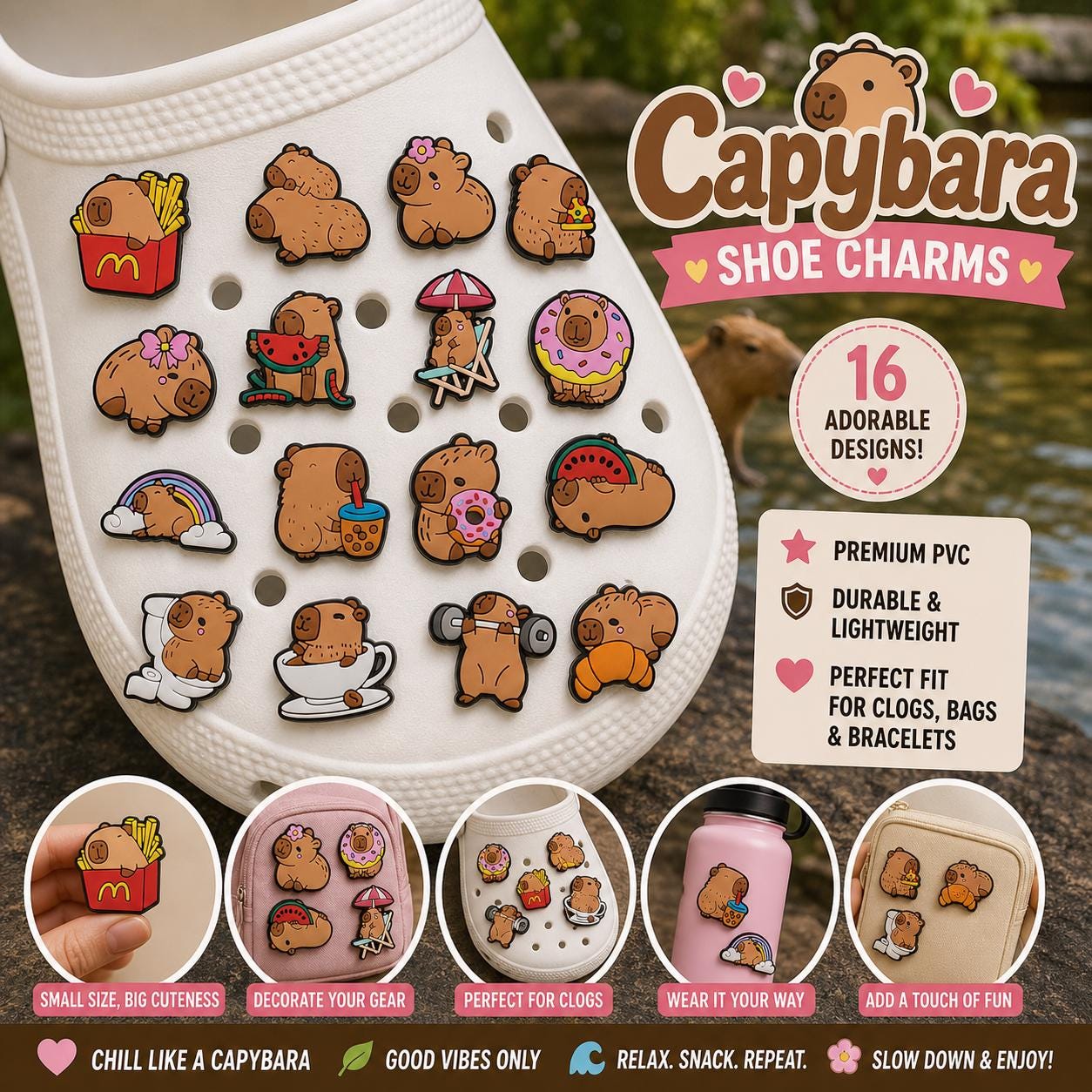 Jibbitz capybara - Etsy 日本
