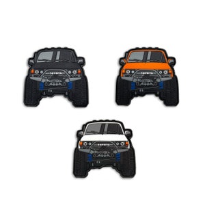 3D PVC Hook and Loop Patches – Land Cruiser 80 Series Style for Toyota Enthusiasts