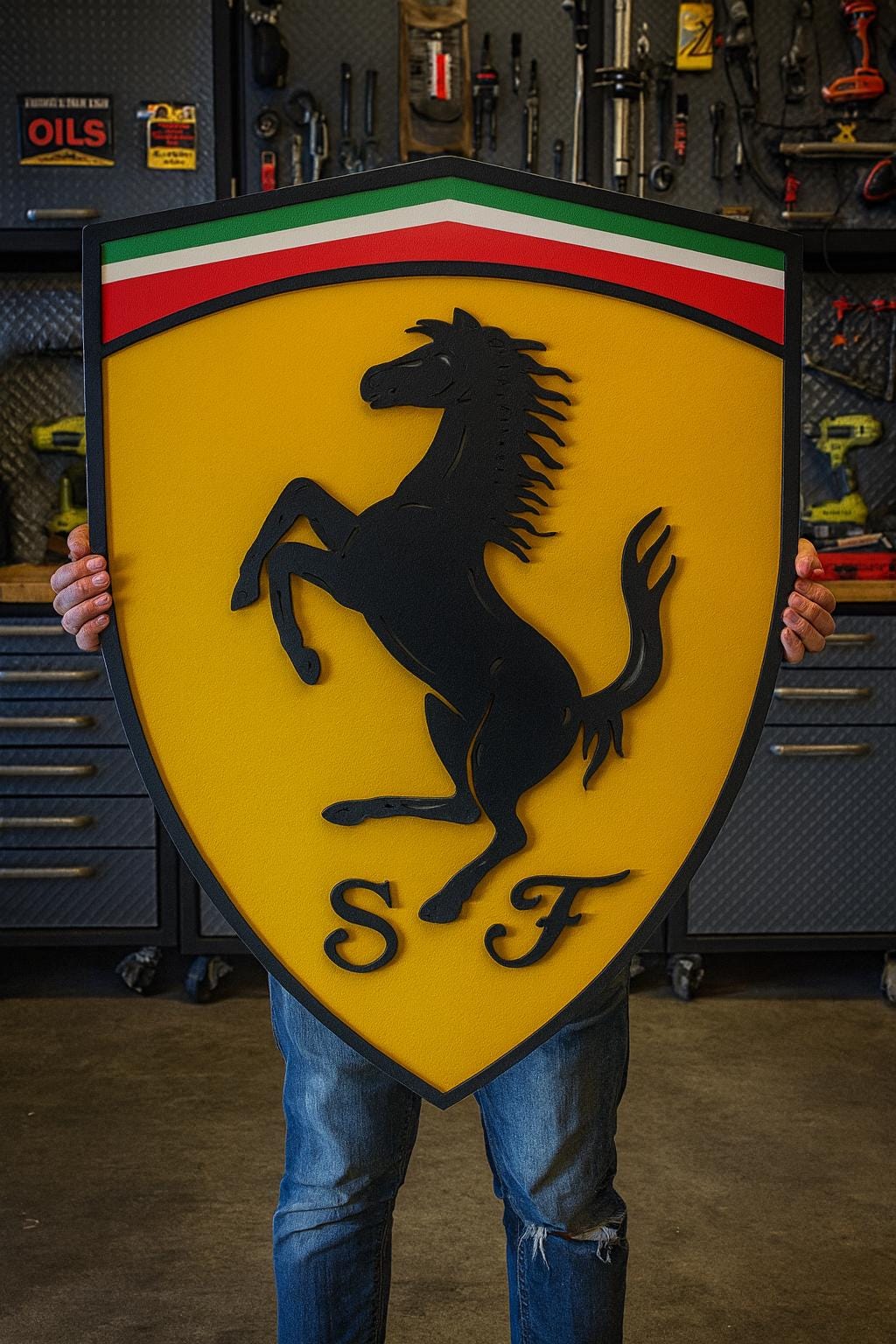 Ferrari garage sign - Etsy 日本