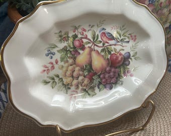 Vintage Enoch Woods 'english Scenery' Blue and White Side Plates