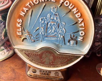 Jim beam elks bottle decanter