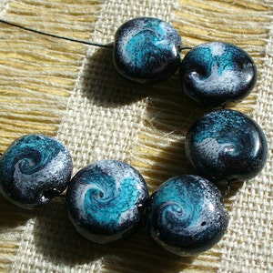 SRA Lampwork Handmade Glass Beads by Catalinaglass Storm Warning/MTO