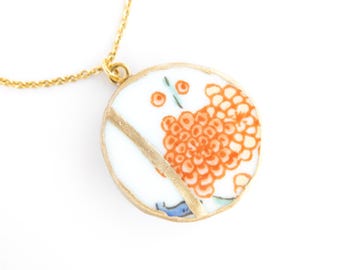 Kintsugi-ketting - Jubileumcadeau voor echtgenote, inspirerende ketting voor vrouw, aanmoedigingscadeau voor kankeroverlevende