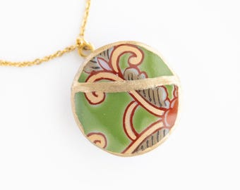Kintsugi-ketting - Jubileumcadeau voor echtgenote, inspirerende ketting voor vrouw, aanmoedigingscadeau voor kankeroverlevende
