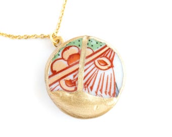 Kintsugi-ketting - Jubileumcadeau voor echtgenote, inspirerende ketting voor vrouw, aanmoedigingscadeau voor kankeroverlevende