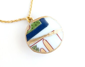 Kintsugi-ketting - Jubileumcadeau voor echtgenote, inspirerende ketting voor vrouw, aanmoedigingscadeau voor kankeroverlevende