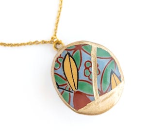 Kintsugi-ketting - Jubileumcadeau voor echtgenote, inspirerende ketting voor vrouw, aanmoedigingscadeau voor kankeroverlevende