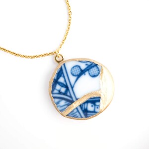Kintsugi Ware Necklace - Anniversary Gifts for Wife, Inspirational Necklace for Woman, Encouragement Gift for Cancer Survivor