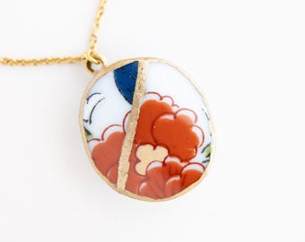 Kintsugi-ketting - Jubileumcadeau voor echtgenote, inspirerende ketting voor vrouw, aanmoedigingscadeau voor kankeroverlevende