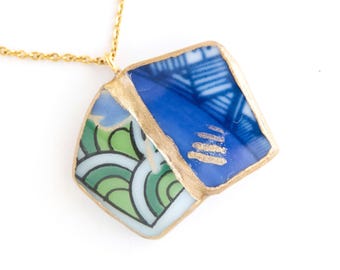 Kintsugi Yobitsugi-ketting - Jubileumcadeau voor echtgenote, inspirerende ketting voor vrouw, aanmoedigingscadeau voor kankeroverlevende
