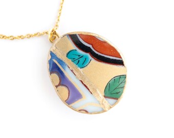 Kintsugi-ketting - Jubileumcadeau voor echtgenote, inspirerende ketting voor vrouw, aanmoedigingscadeau voor kankeroverlevende