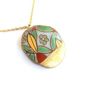 Kake Necklace,  Kintsugi jewelry, Tough time gift