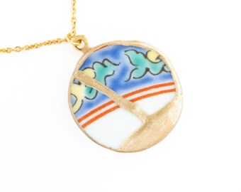 Kintsugi-ketting - Jubileumcadeau voor echtgenote, inspirerende ketting voor vrouw, aanmoedigingscadeau voor kankeroverlevende