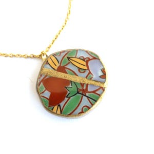 Ware Necklace,  Kintsugi jewelry, Tough time gift